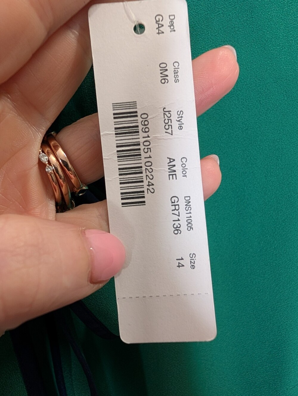 J.Crew Emerald Green Tie Neck A-Line Dress Size 14 NWT Cap Sleeve Midi - Picture 4 of 10
